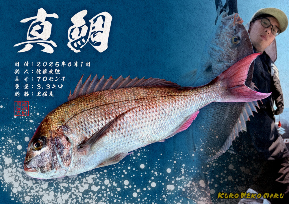 デジタル魚拓　真鯛